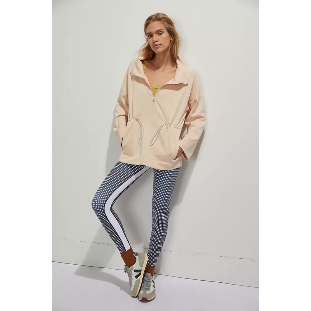 ANTHROPOLOGIE Saturday/Sunday Freesia Quarter Zip Pullover